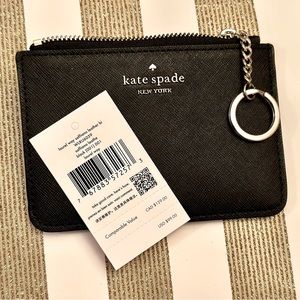 NEW W TAGS. Kate Spade black card holder wallet.